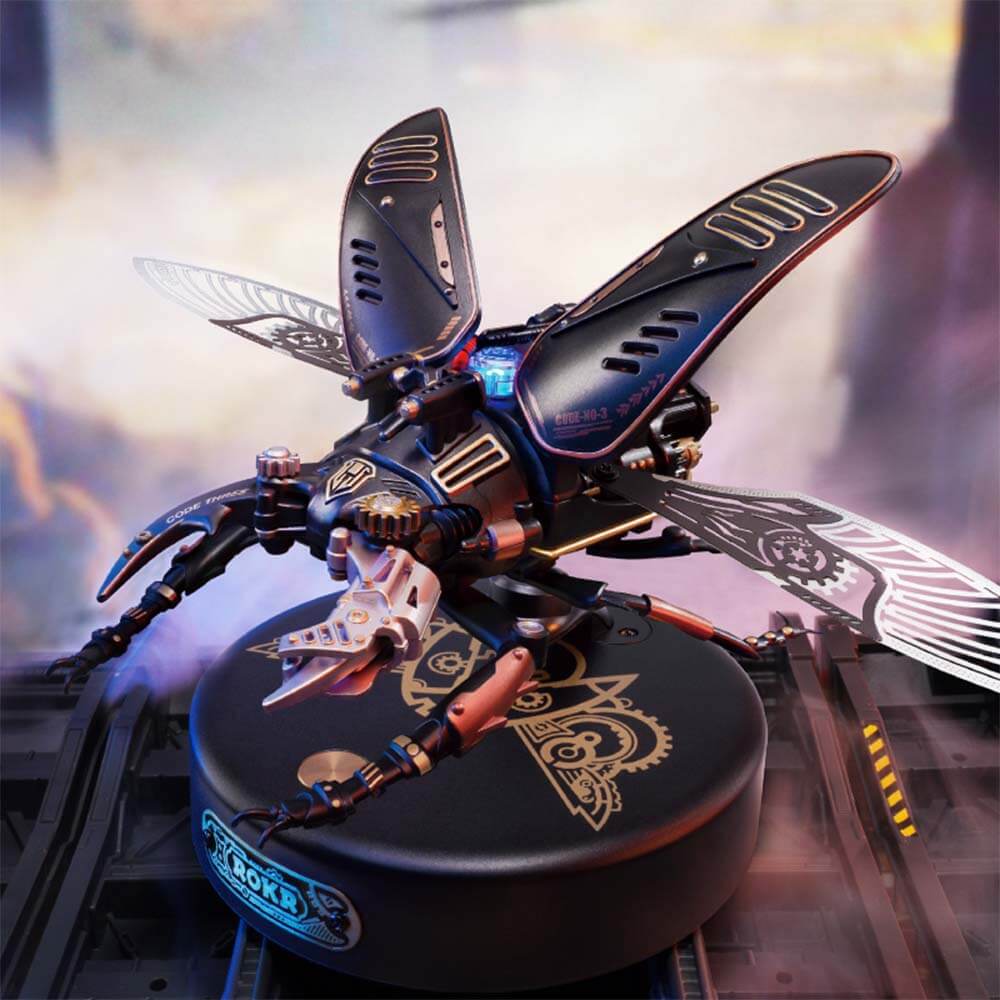 Storm Beetle Steampunk 3D Mechanical Puzzle Kit – view 9