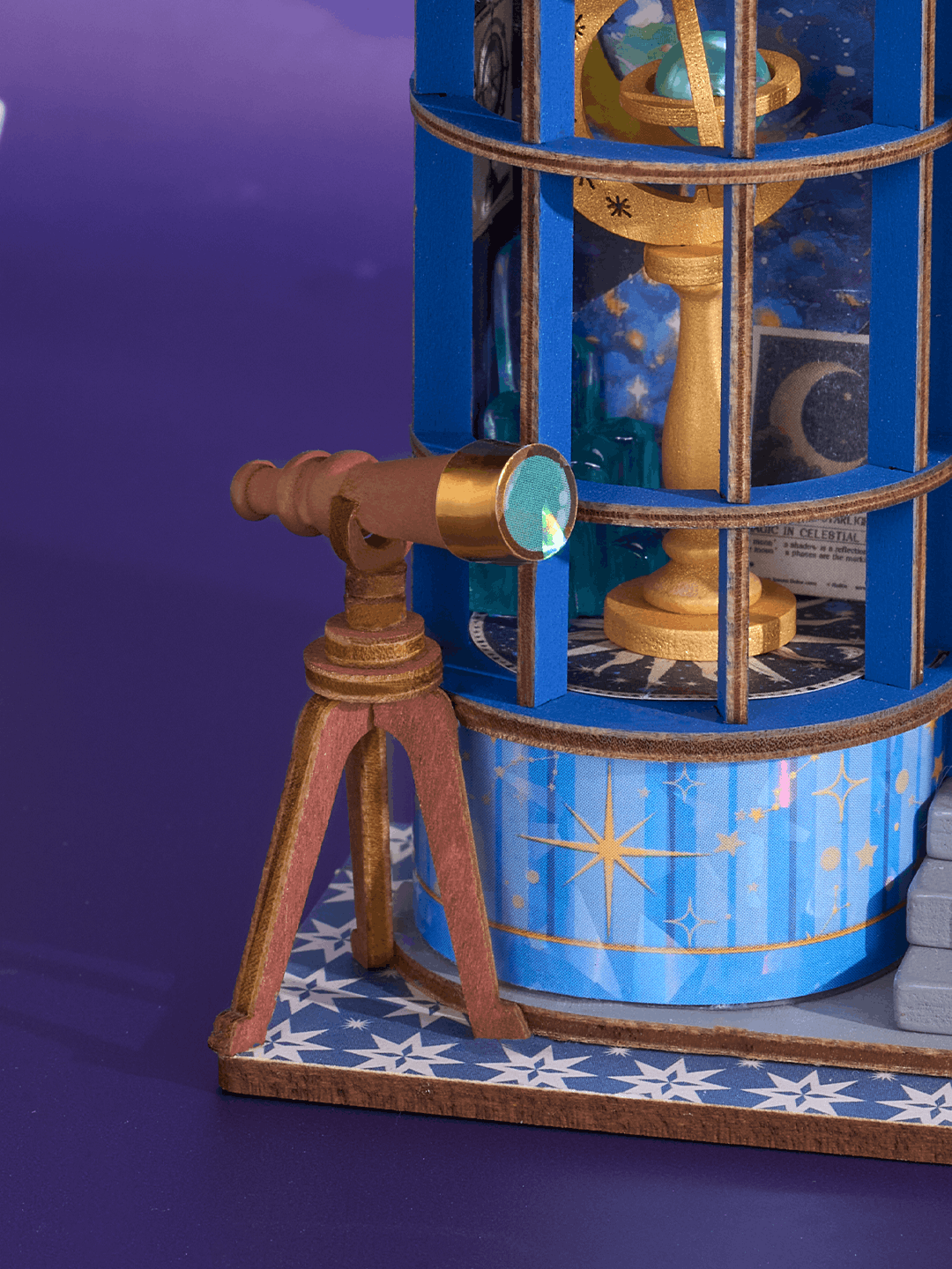 Wooden-Town Magic Astronomy Shop 3D wooden miniature puzzle kit – image 3 of 5