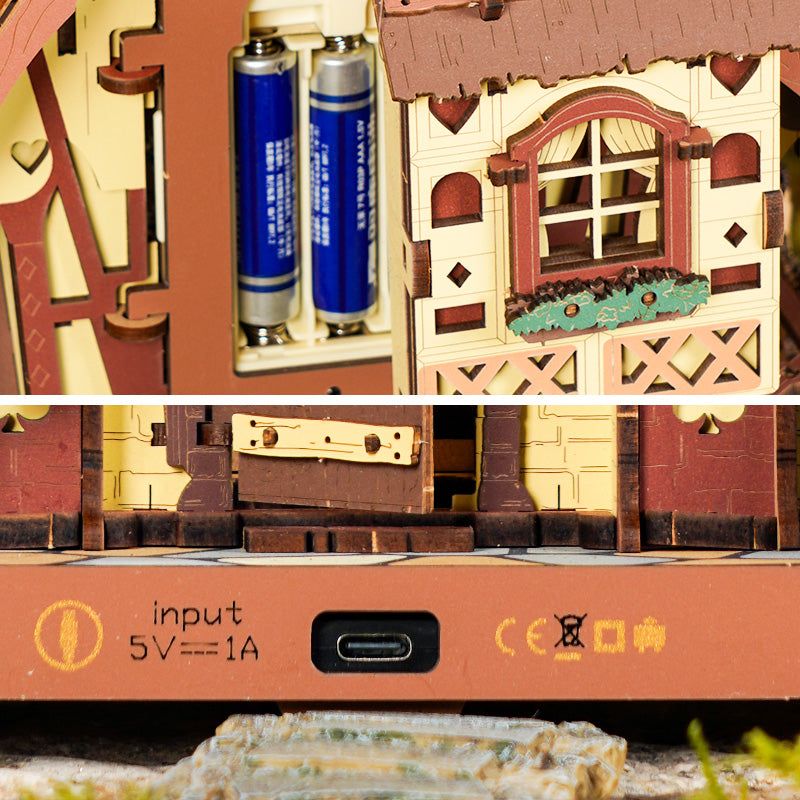 German Cuckoo Clock Mechanical 3D Wooden Puzzle Clock – DIY Fantasy Home Decor