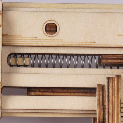 Wooden 3D Shotgun Puzzle Kit — Plywood, 170‑Piece DIY (Non‑Firing)