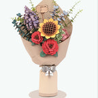 Handcrafted Wooden Flower Bouquet – DIY Decorative Home Décor Kit – view 9