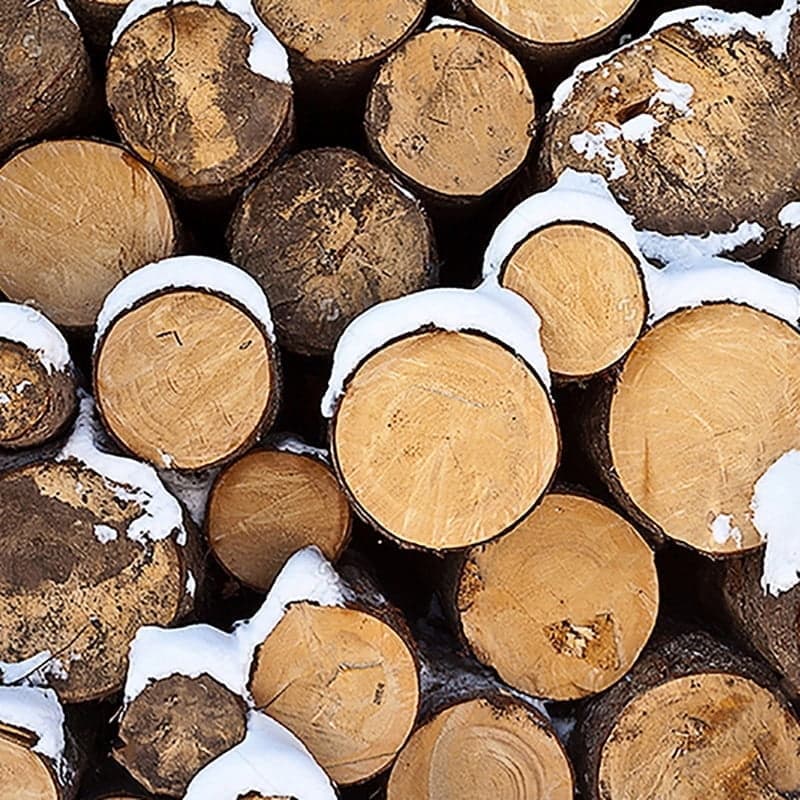 Romantic Notes Ornate Plywood Wall Clock — Natural Wood & Dark Gray