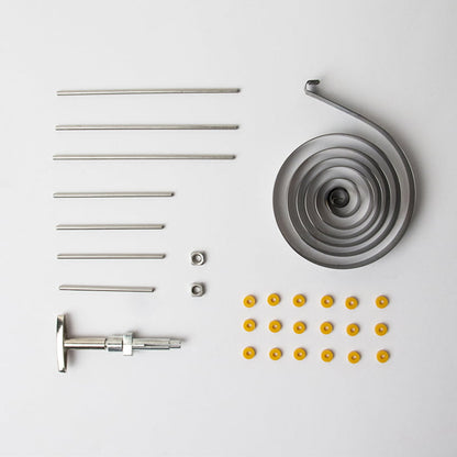 Romantic Notes Ornate Plywood Wall Clock — Natural Wood & Dark Gray