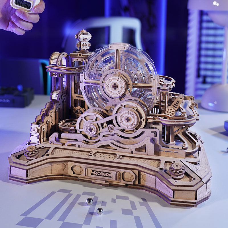 Gear Ball Challenge 3D Wooden Puzzle – Interactive Marble Run