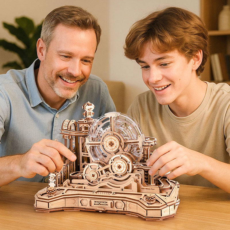 Gear Ball Challenge 3D Wooden Puzzle – Interactive Marble Run