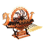 Viking Dragon Ship Wooden Model Kit – Interactive Decor – 3D wooden model kit