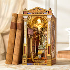 Library of Wonders Book Nook 3D Wooden Puzzle Kit with LED – view 3