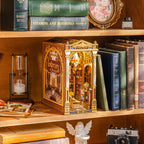 Library of Wonders Book Nook 3D Wooden Puzzle Kit with LED – view 4