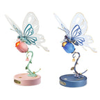 Mechanical Butterfly Model – Educational Decorative Piece with LED Lights – view 9