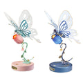 Mechanical Butterfly Model – Educational Decorative Piece with LED Lights – 3D wooden model kit