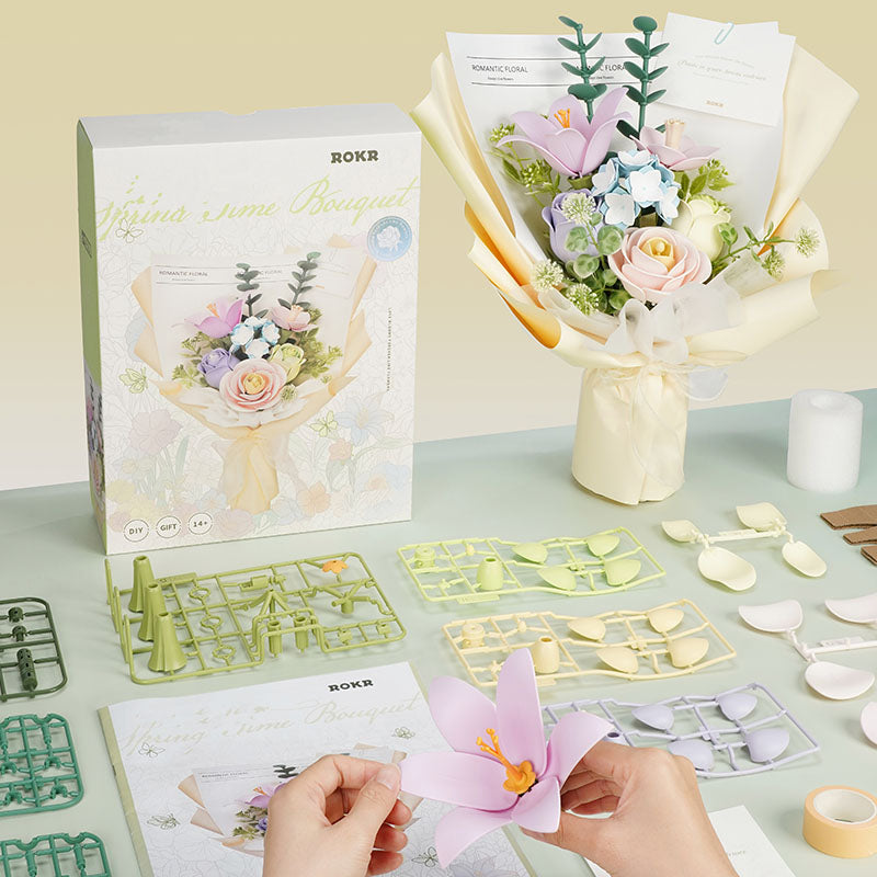 Springtime Bouquet DIY 3D-Puzzle – Assembly Kit – view 2