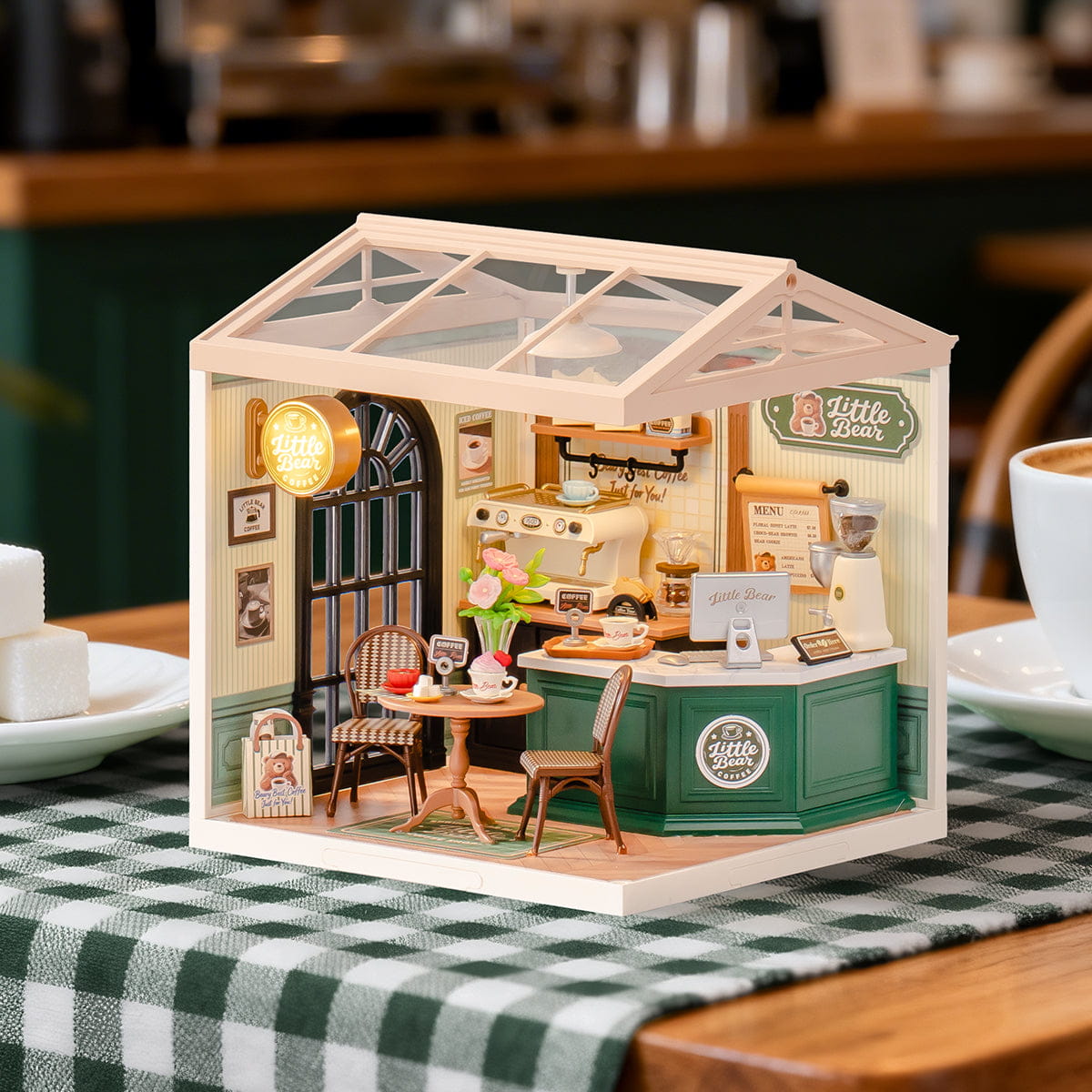 Wooden-Town - Perfect Romance Café DIY Miniature Dollhouse Kit