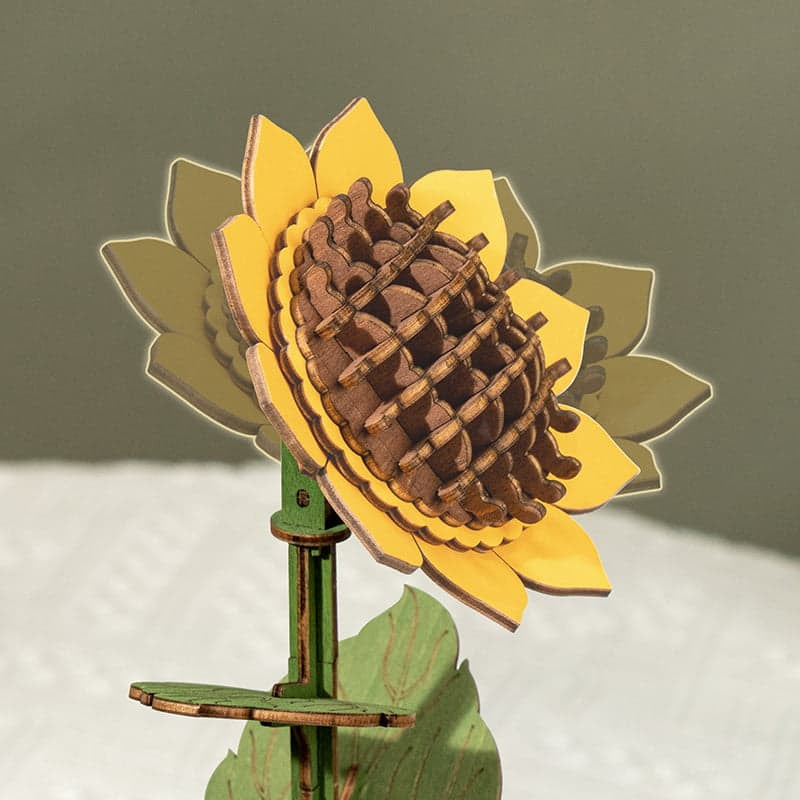 Handcrafted Wooden Flower Bouquet – DIY Decorative Home Décor Kit – view 10