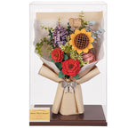 Handcrafted Wooden Flower Bouquet – DIY Decorative Home Décor Kit – view 4