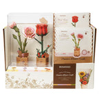 Pink Carnation Wooden Craft Model Kit – view 4