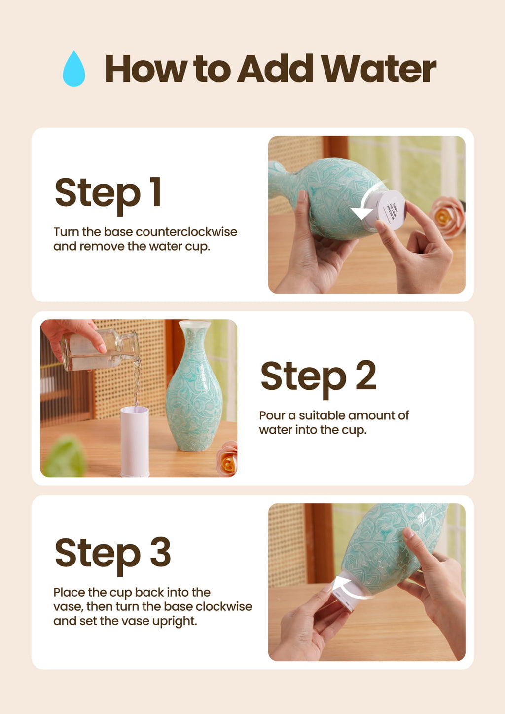 Wooden-Town Emerald Garden Puzzle Vase 3D flower vase puzzle kit – image 7 of 8
