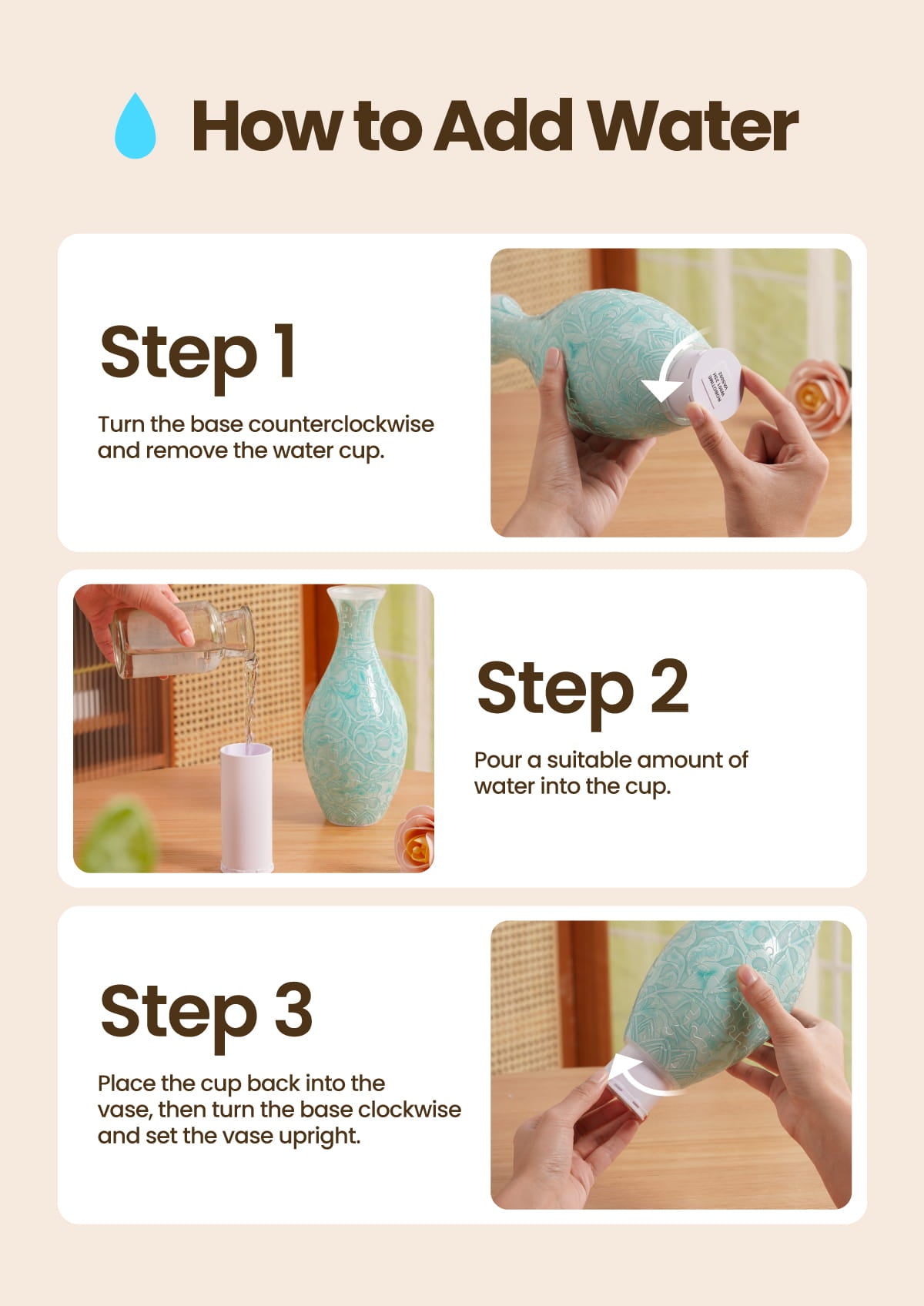 Wooden-Town Emerald Garden Puzzle Vase 3D flower vase puzzle kit – image 7 of 8
