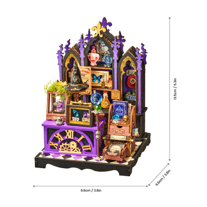 Wooden-Town Curio Corner 3D Wooden Puzzle DIY Miniature Kit3