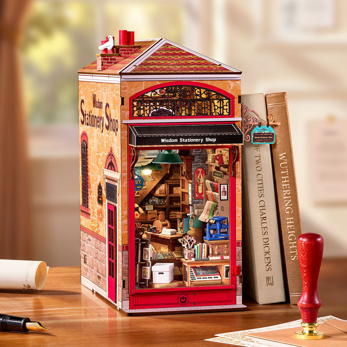 Wooden-Town_Wisdom_Stationery_Shop_3D_Wooden_Puzzle_Book_Nook_with_LED_Light2
