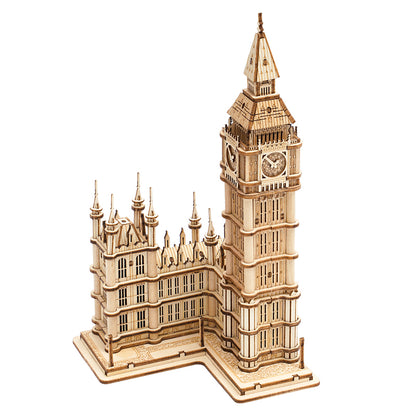 Wooden Town - Architecture Set — 3 Wooden Landmark Kits2