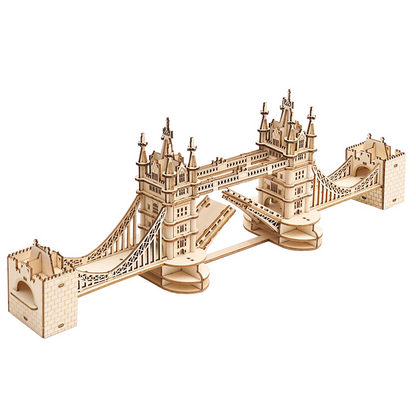 Wooden Town - Architecture Set — 3 Wooden Landmark Kits3
