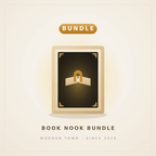 Book Nook Bundle — 3 LED Miniature Kits – 3D wooden model kit