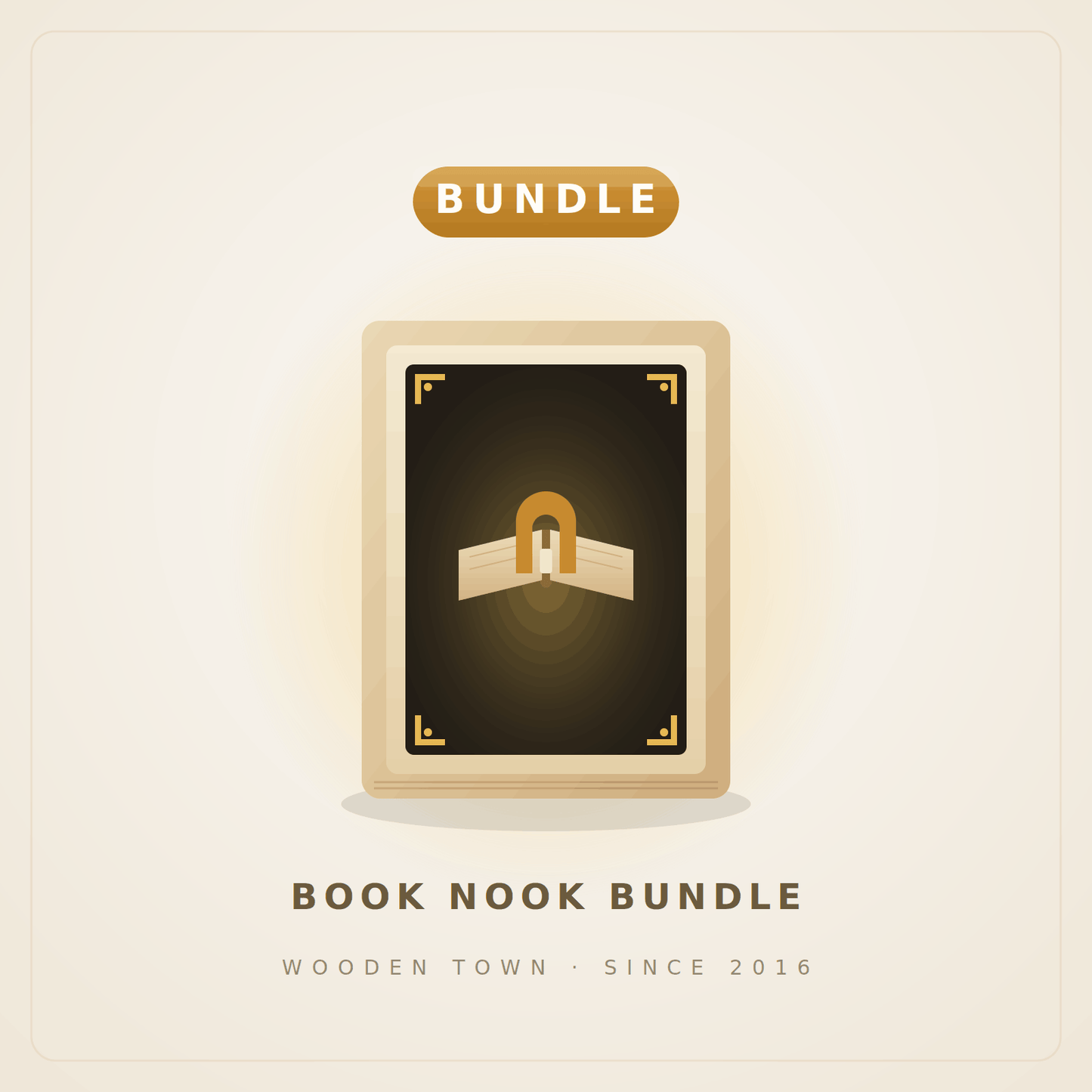 Wooden Town - Book Nook Bundle — 3 LED Miniature Kits1