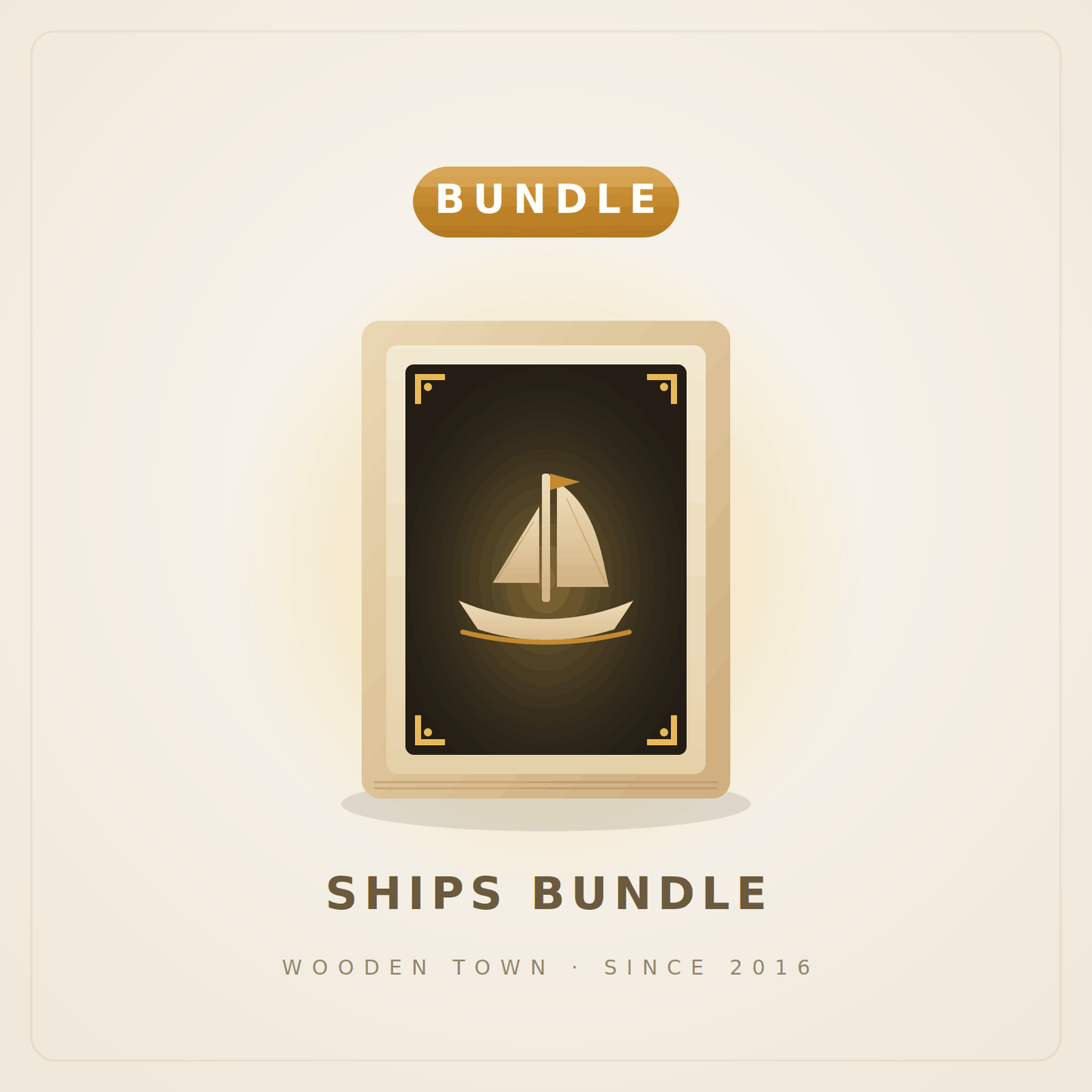 Wooden Town - Ships Bundle - 3 Wooden Ship Model Kits1