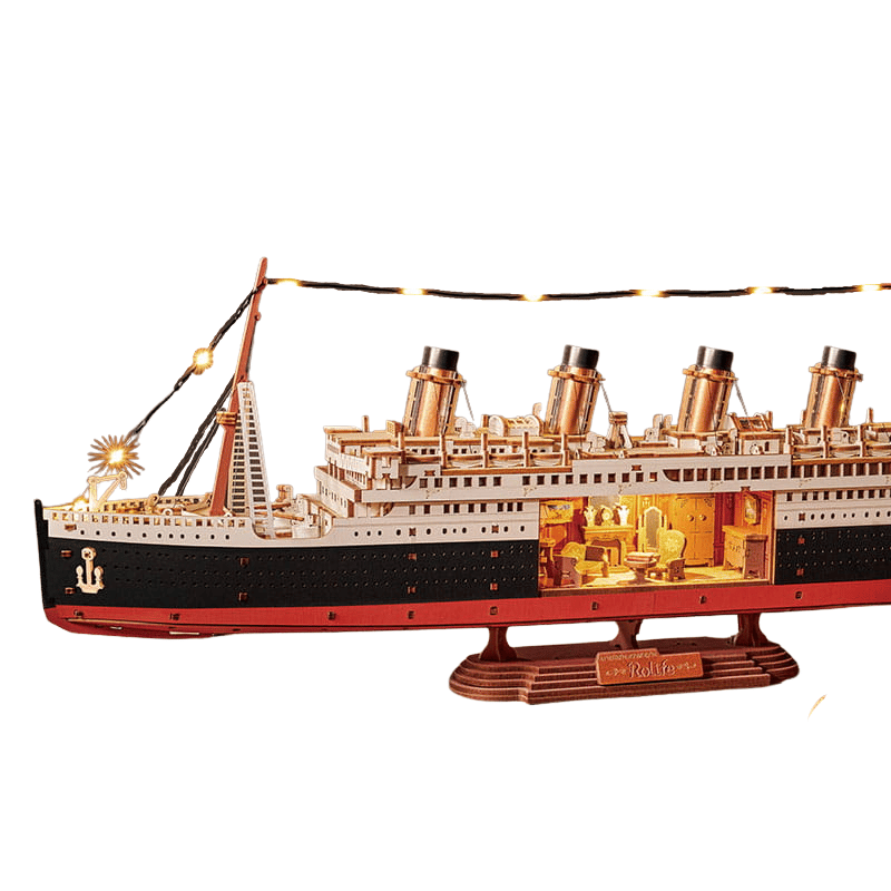 Wooden Town - Ships Bundle - 3 Wooden Ship Model Kits4