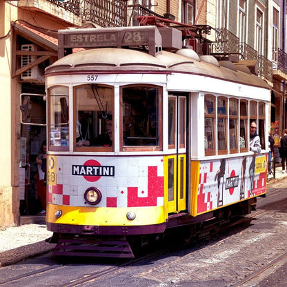 Classic City Tram Model – 1:24 Scale Wooden Mechanical Puzzle
