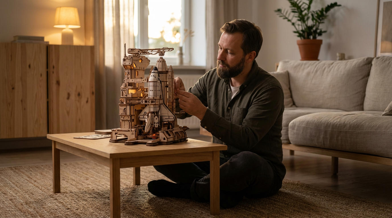 Premium DIY 3D Wooden Puzzle Kits - Banner