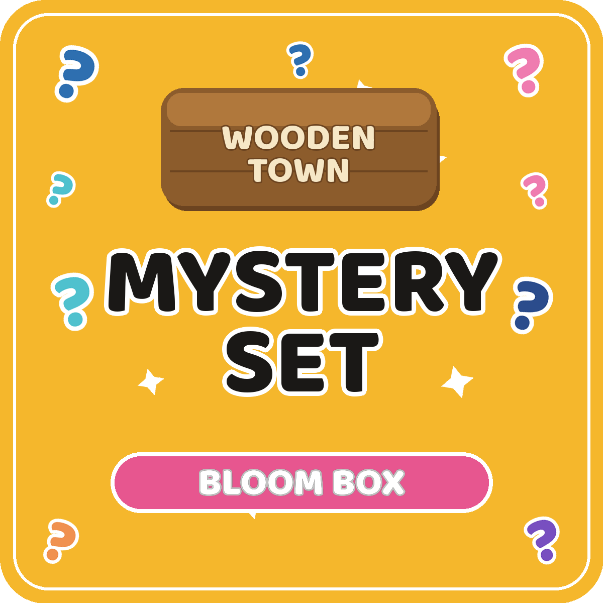 Wooden Town Mystery Set — Surprise 3D Wood Model Kit 1