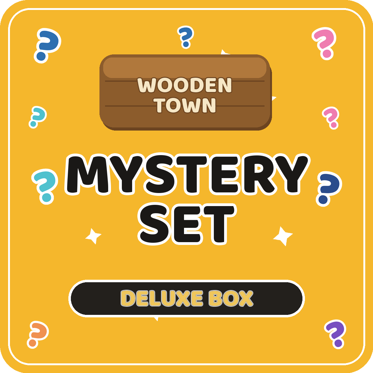 Wooden Town Mystery Set — Surprise 3D Wood Model Kit 3