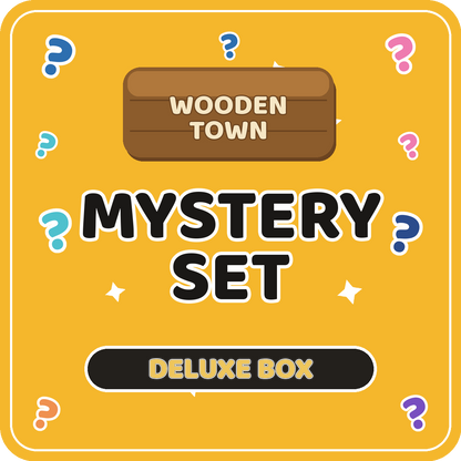 Wooden Town Mystery Set — Surprise 3D Wood Model Kit 3