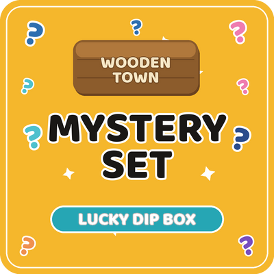 Wooden Town Mystery Set — Surprise 3D Wood Model Kit