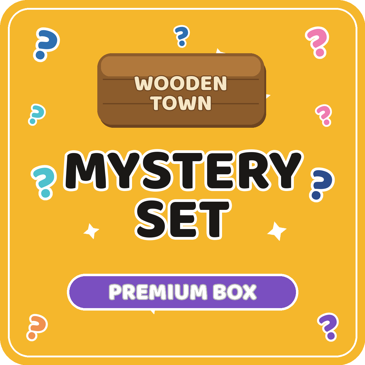 Wooden Town Mystery Set — Surprise 3D Wood Model Kit 4