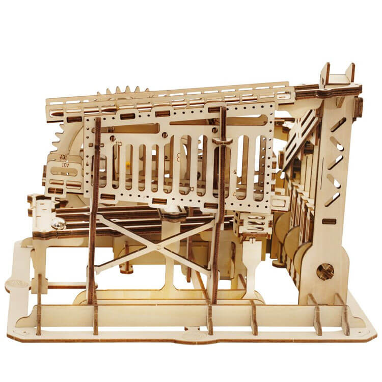 Marble Run: Pipeline Coaster — Light Wood Plywood Puzzle (239 pcs) – view 11