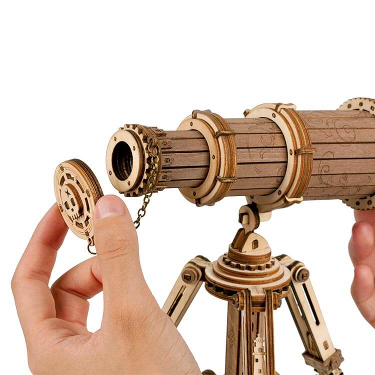 Wooden Telescope DIY Model – view 13
