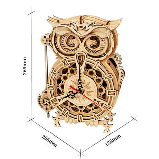 Owl Clock – wooden-town.com