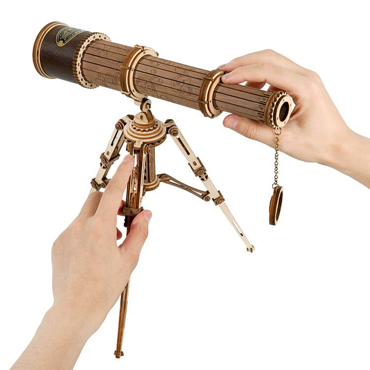 Wooden Telescope DIY Model – view 15