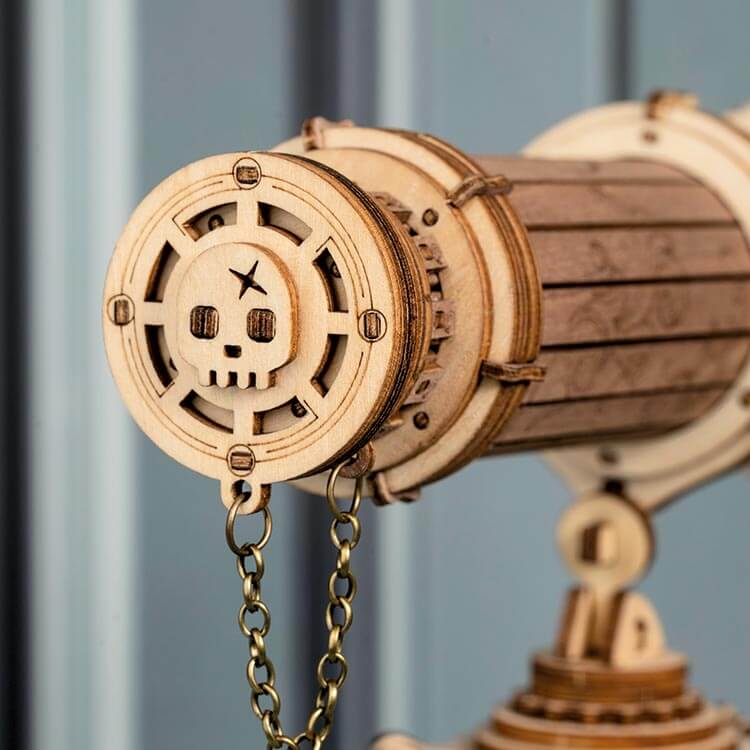 Wooden Telescope DIY Model – view 17