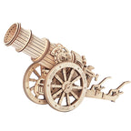 Wheeled Siege Artillery — Plywood Model Kit (Natural Wood, 158 pcs) – 3D wooden model kit