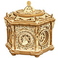 Swan Lake Hexagonal Music Box Kit – 3D wooden model kit