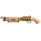 Wooden 3D Shotgun Puzzle Kit — Plywood, 170‑Piece DIY (Non‑Firing) – view 19
