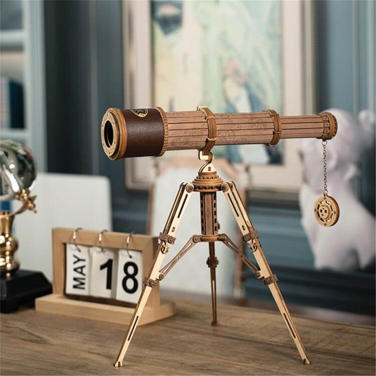 Wooden Telescope DIY Model – view 4