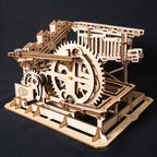 Marble Run: Pipeline Coaster — Light Wood Plywood Puzzle (239 pcs) – view 2