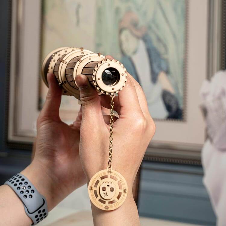 Wooden Telescope DIY Model – view 3