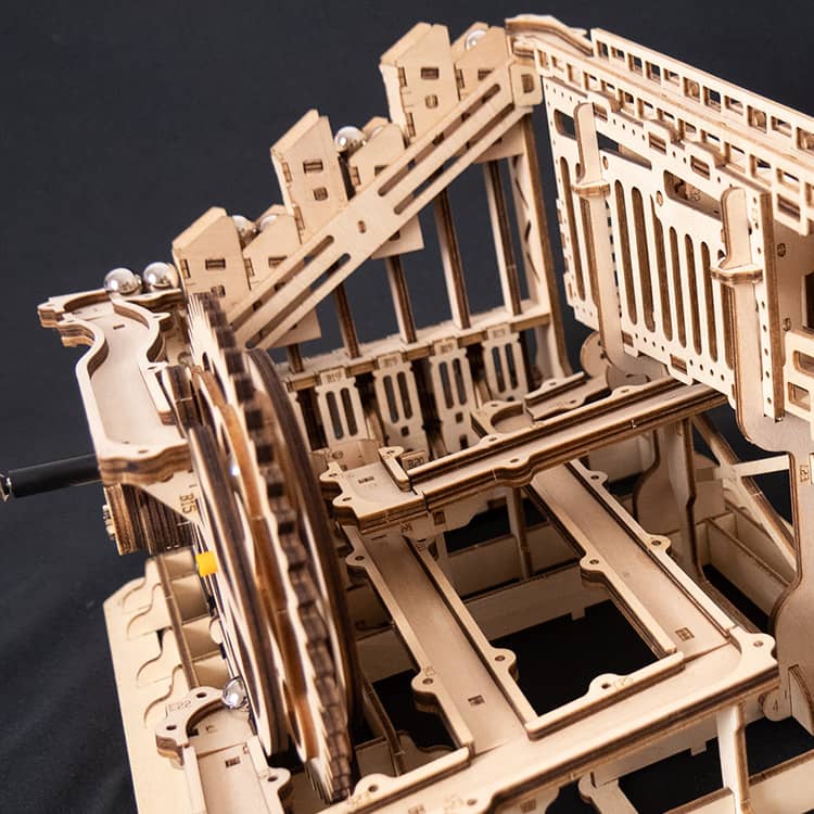 Marble Run: Pipeline Coaster — Light Wood Plywood Puzzle (239 pcs) – view 9