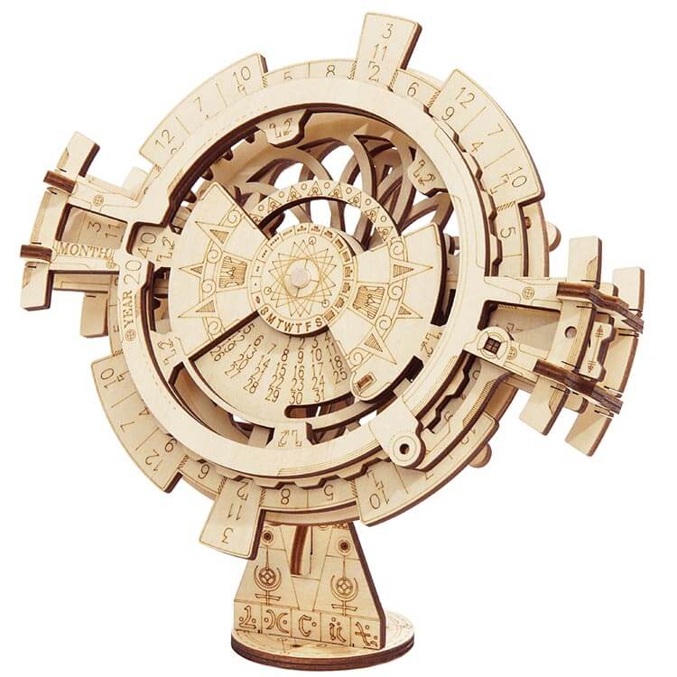 Permanent Calendar – 3D wooden model kit