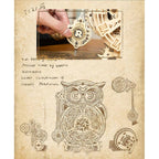 Wooden Owl Clock Kit – view 5